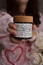 Свічка рожева контейнерна His Secret